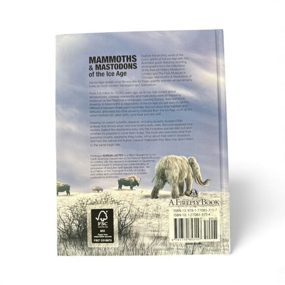 Mammoths & Mastodons Of The Ice Age Hardcover Book By Adrian Lister - Picture 2 of 3